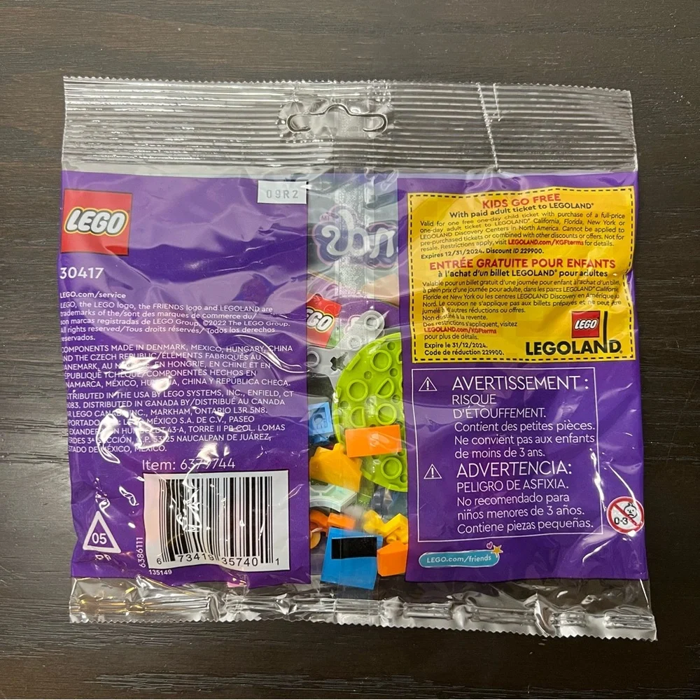 LEGO (RETIRED SET)Friends Garden Flower and Butterfly (30417), 57 Pieces, NIB